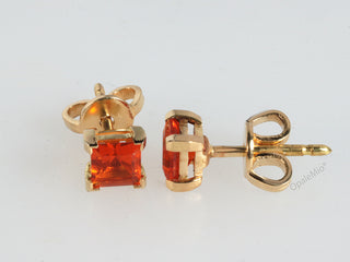 Orecchini opali di fuoco