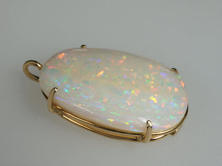 Pendente opale oro 18k
