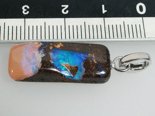 Pendente opale boulder australiano