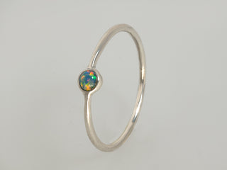 Anello opale australiano