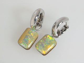 Orecchini opali boulder australiani