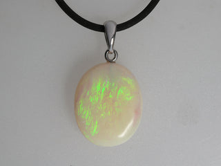 Pendente opale bianco australiano