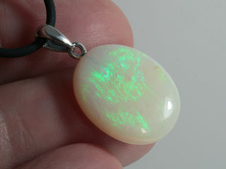 Pendente opale bianco australiano
