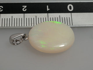 Pendente opale bianco australiano