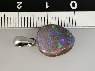 Pendente opale boulder australiano