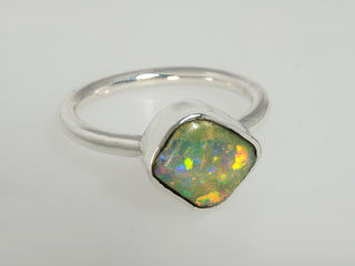 Anello opale australiano