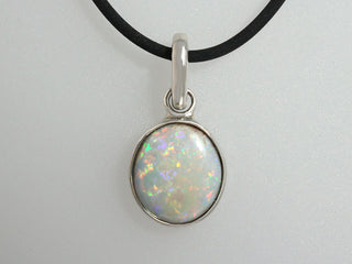 Pendente opale bianco australiano