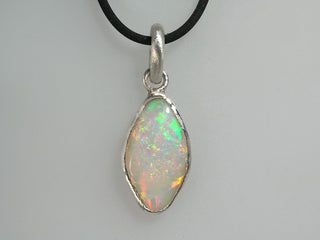 Pendente opale in argentium 935
