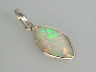 Pendente opale in argentium 935