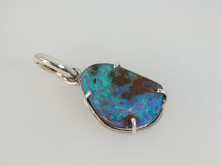 Pendente opale boulder australiano