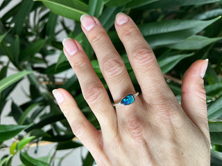 Anello opale australiano