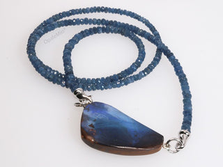 Collana opale boulder